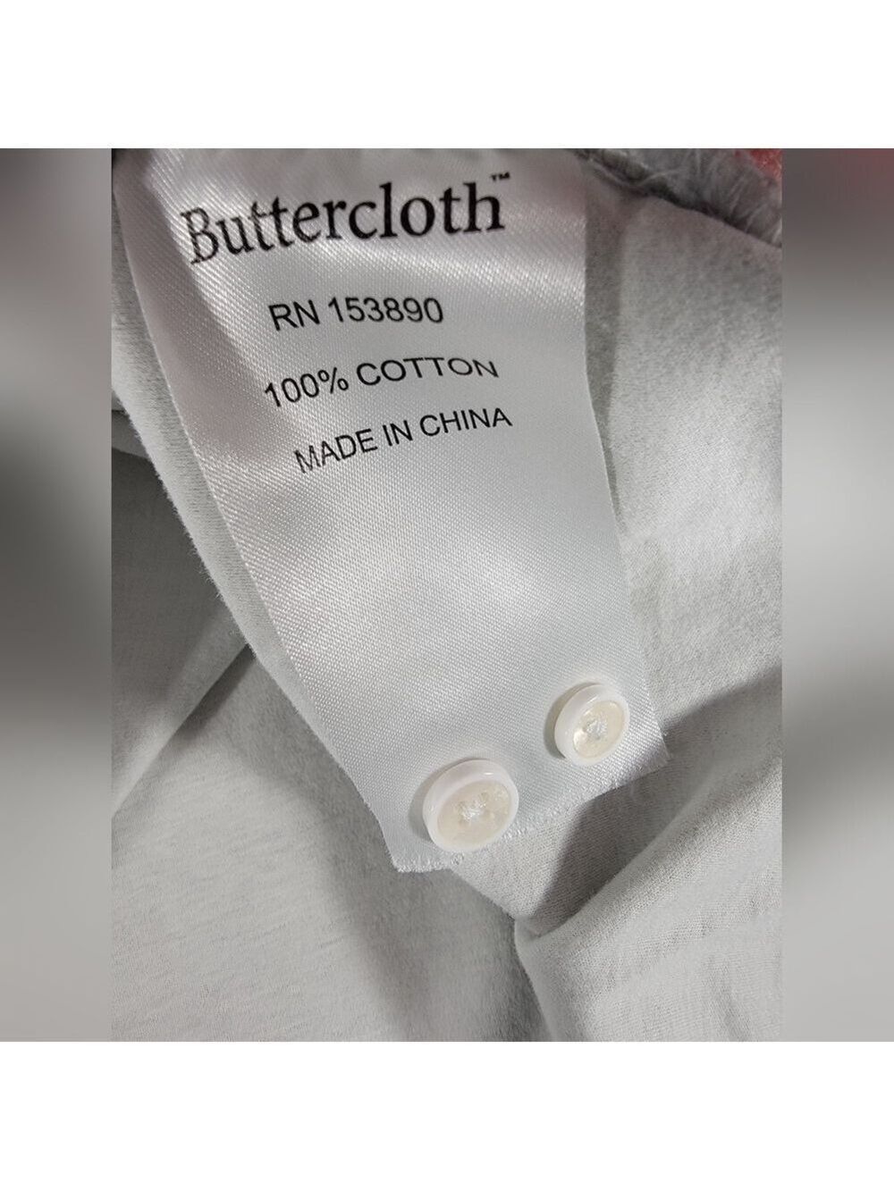 Butter Cloth Shirt Men 3XL XXXL Polo Long Sleeve Stretch Comfort Gray - Picture 13 of 14